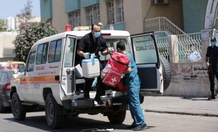 إصابة 4 أشخاص بـ كورونا في مخيم المغازي مع دخول قطاع غزة حظر تجول كامل